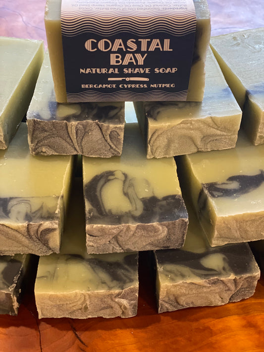 Natural Shave Soap - Coastal Bay Rhum