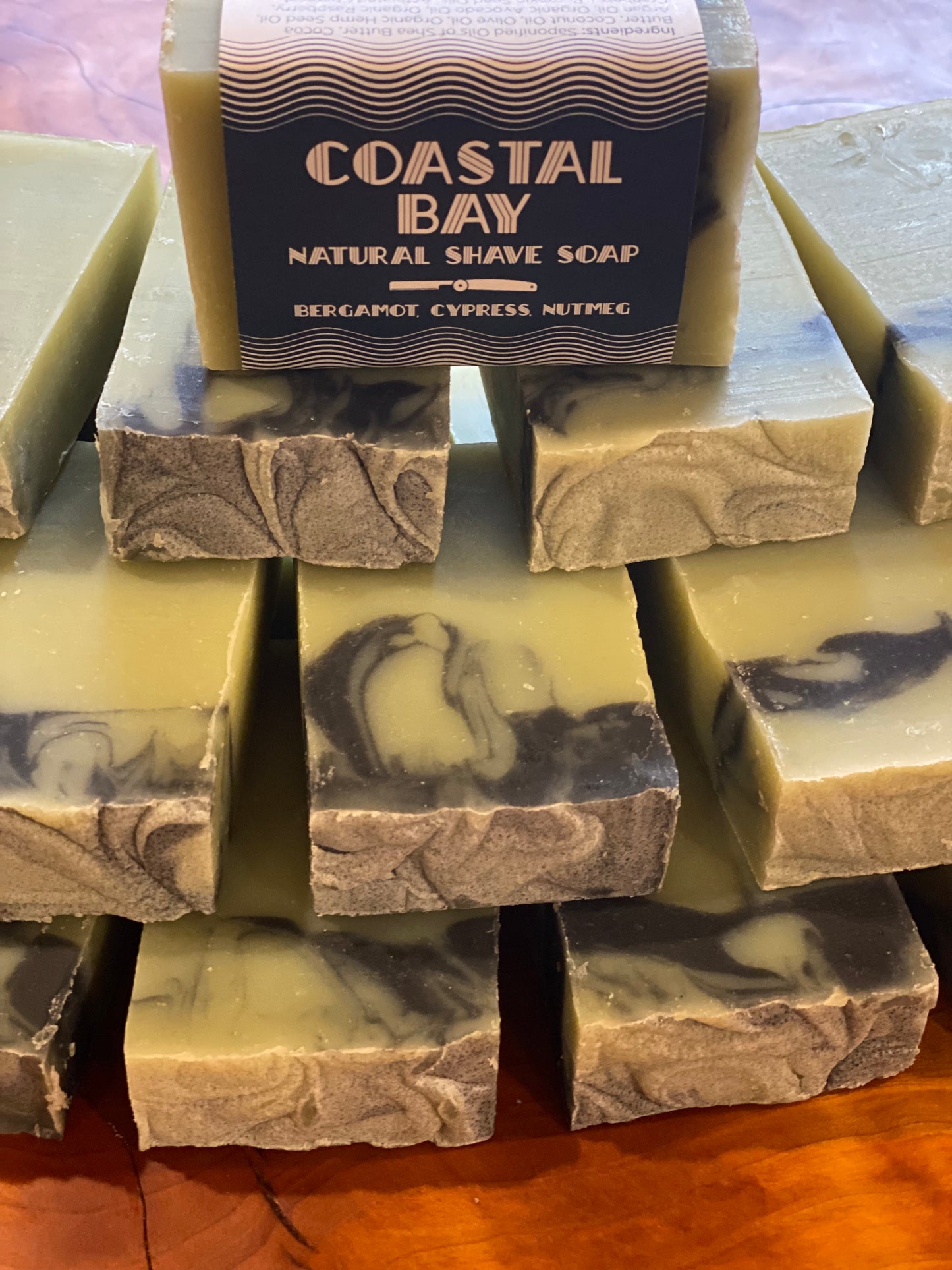 Natural Shave Soap - Coastal Bay Rhum